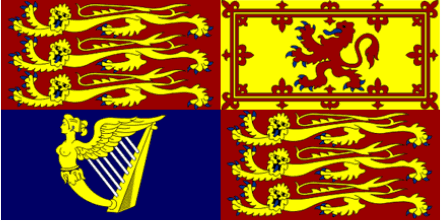 House of Hanover Flag Large 5x3' 5x3ft Banner Royal Banner 1714-1801 