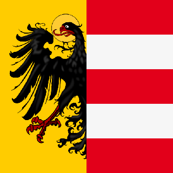 Banner 18x12 in AZ FLAG Holy Roman Empire 962-1806 Flag 18'' x 12'' Cords Kingdom of Germany Small Flags 30 x 45cm 